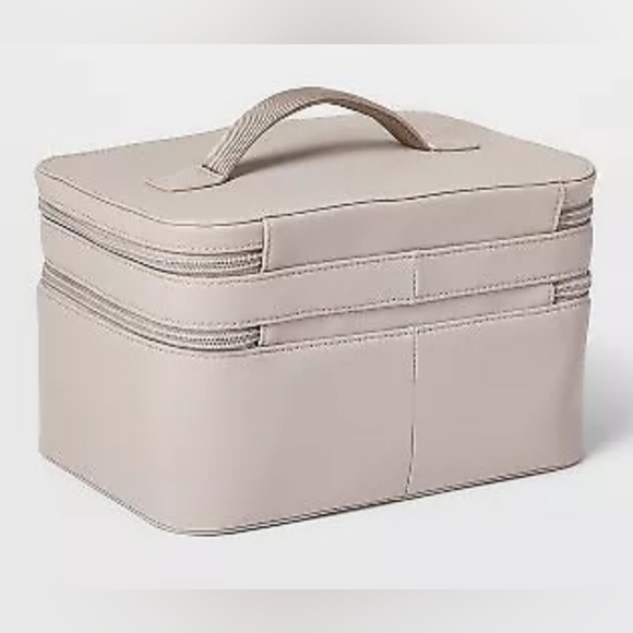 Signature Toiletry Bag Atmosphere - Open Story️ Taupe - Picture 4 of 5